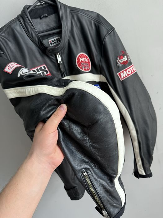Шкіряна гоночна куртка IXS dainese honda red bull ferrari