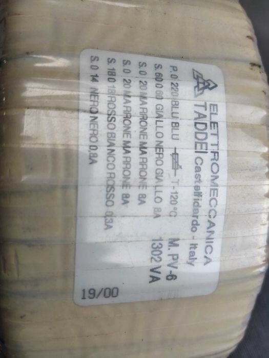 Трансформатор тороидальный elettromeccanica taddei castelfidardo