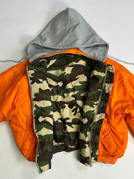 Vetements Alpha Industries MA-1 бомбер двостороння куртка камо зіпка