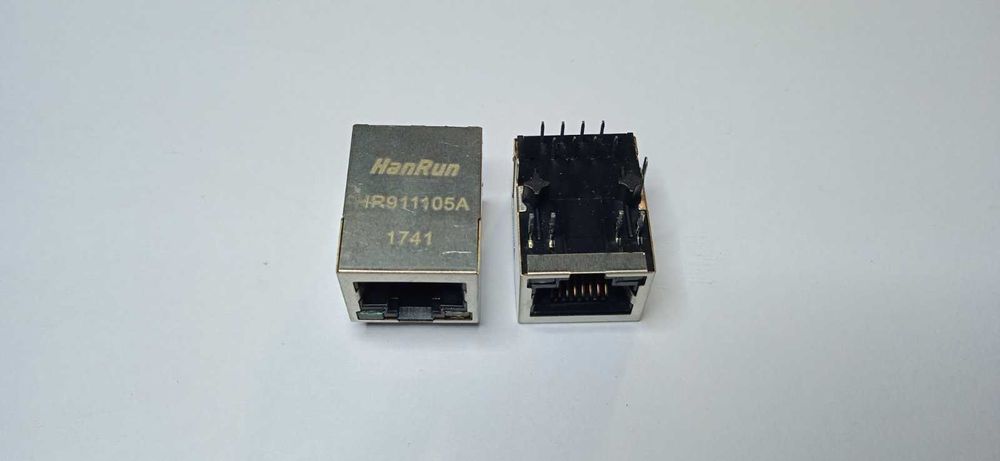 Гнездо RJ-45 HR911105A, с трансформатором  5 ШТ 150 ГРН