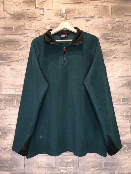 Bluza Polarowa Strauss Half-Zip Zielona Logo
