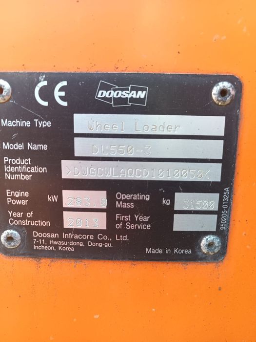 Ładowarka kołowa Doosan DL 550-3