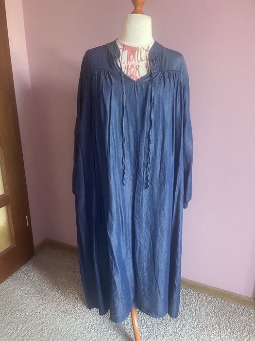 Sukienka ala jeansowa maxi oversize 42/44/46/48