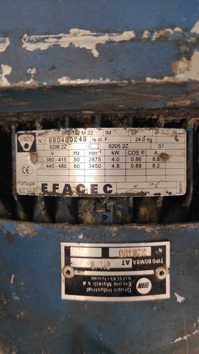 EFACEC BF5 112 M22 silnik 4 kw