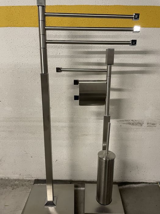 Conjunto inox casa de banho