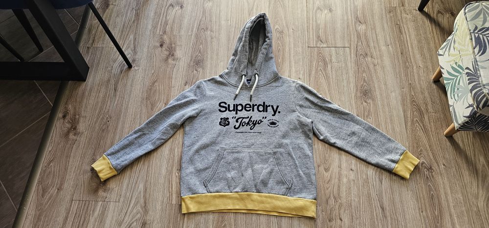 Superdry bluza damska z kapturem rozmiar XXL  wymiary na zdjęciach