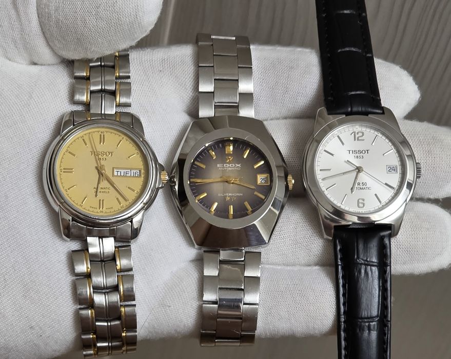 Чоловічий годинник Tissot PR50 Automatic 36mm Edox