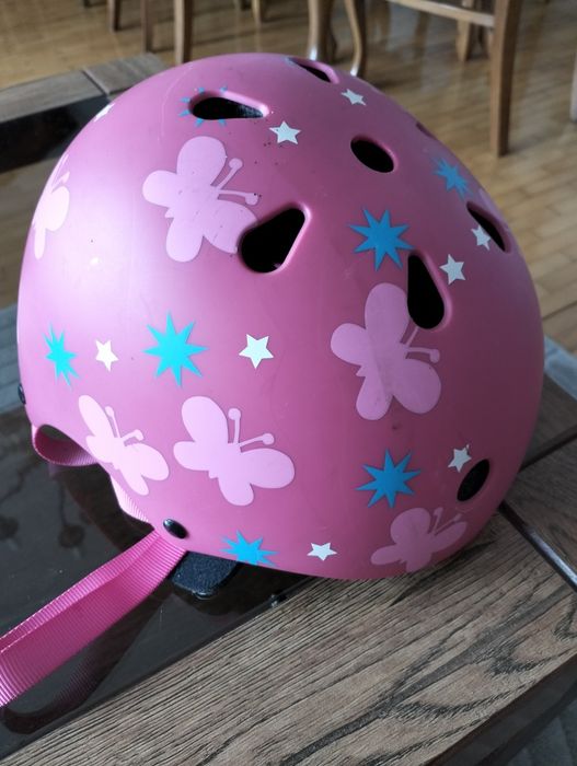 Kask rowerowy dla dziewczynki
