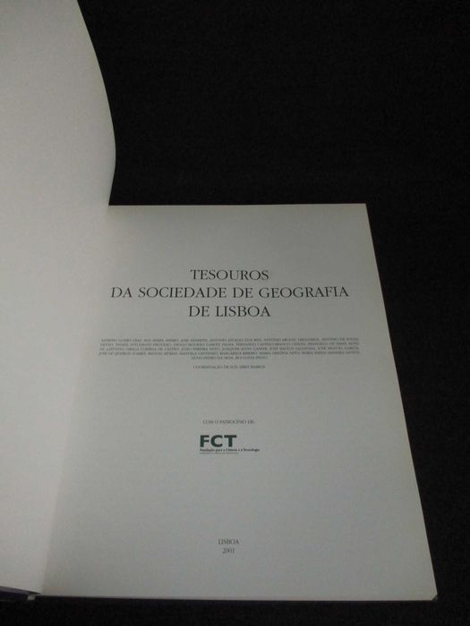 Livro Tesouros da Sociedade de Geografia de Lisboa