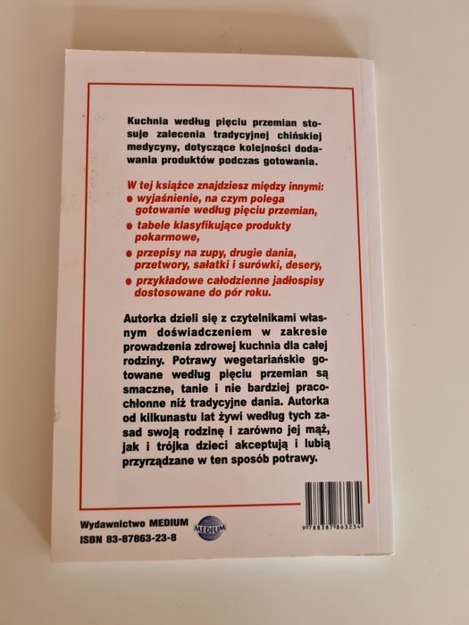 Anna Bielińska Kuchnia według pięciu przemian
