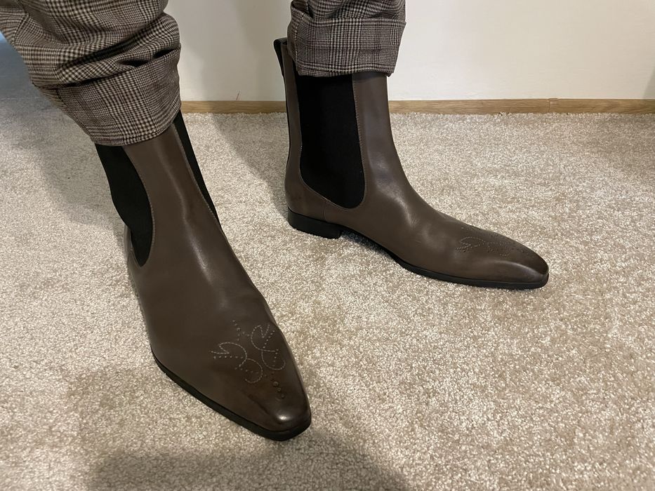 Bally buty meskie kowbojki premium skorzane