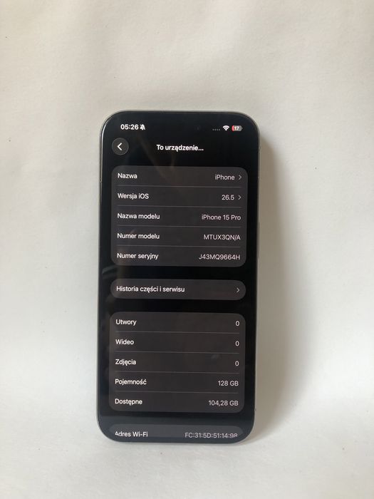 Iphone 15 pro 128gb