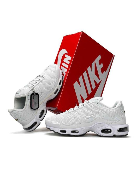 Кросівки Nike Air Max Plus Tn White/ кроссовки найк тн белые/ чоловічі кросівки найк тн/ білі чоловічі кросівки nike