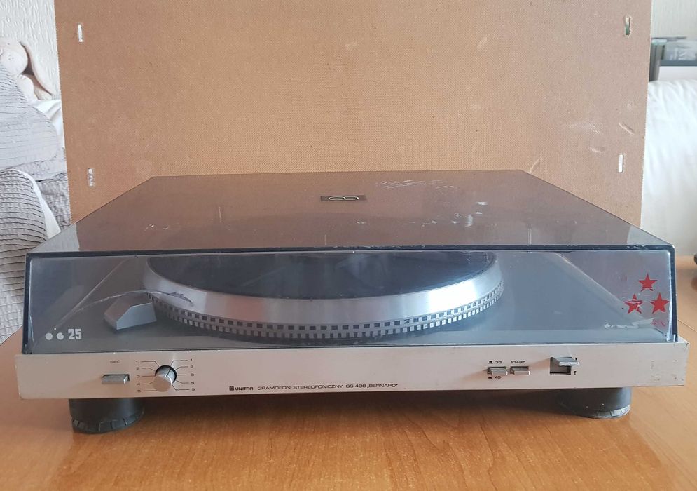 Gramofon Stereo UNITRA BERNARD GS-438 Srebrny
