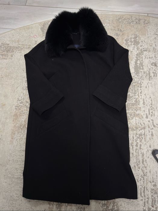 Пальто классическое черное