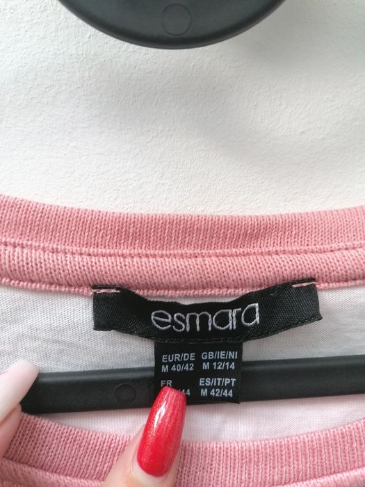 Camisola Comprida Rosa e às riscas