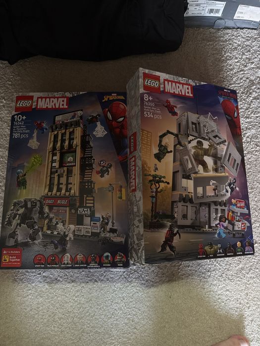 lego marvel spider man лего марвел людина павук человек паук минифигурки minifigures superheros супергерої 76342 76350