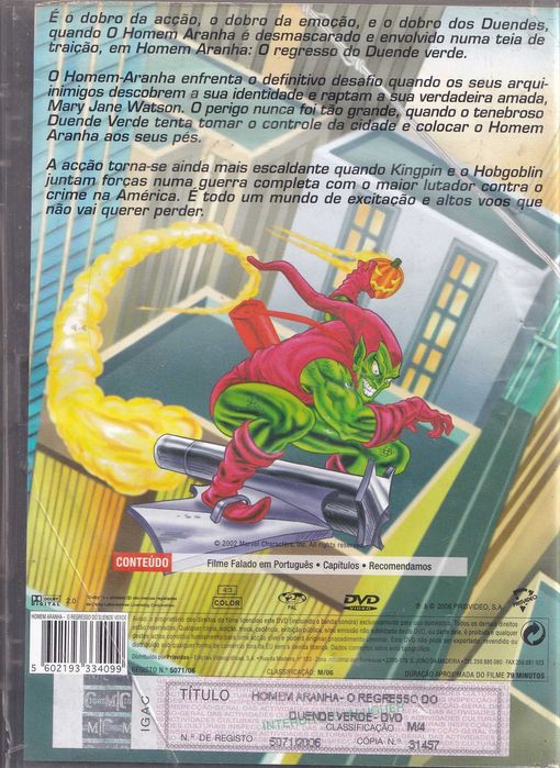 DVD Homem Aranha