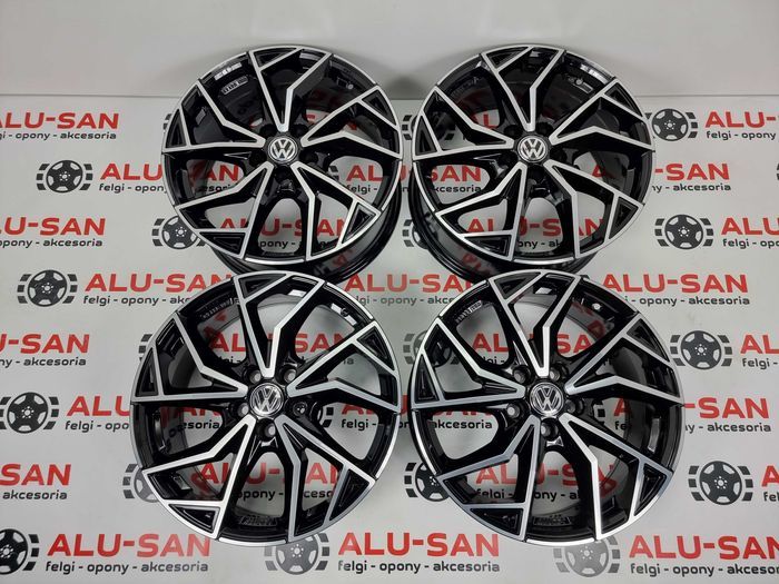 Nowe alufelgi VW 18" 5x112 Passat T-Roc Tiguan Touran - Czarne