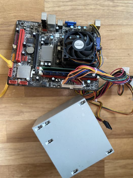 Материнская плата am3+ a960g+ + ОЗУ процессор