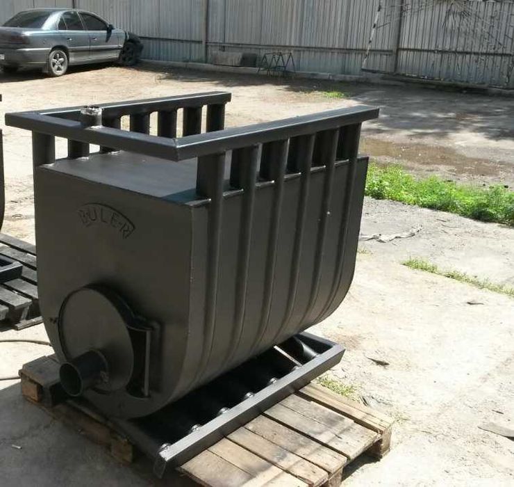 Булерьян із водяним контуром. Твердопаливний котел. АКВА булер'яни.