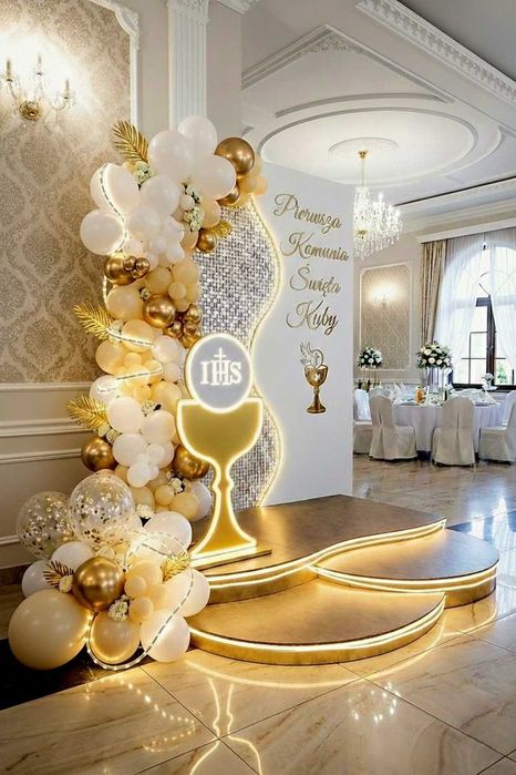 Dekoracje, ścianki balonowe