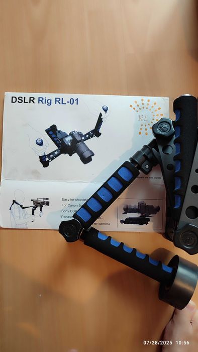mocowanie na ramie dslr rig for canon5d nikon d90 i inne