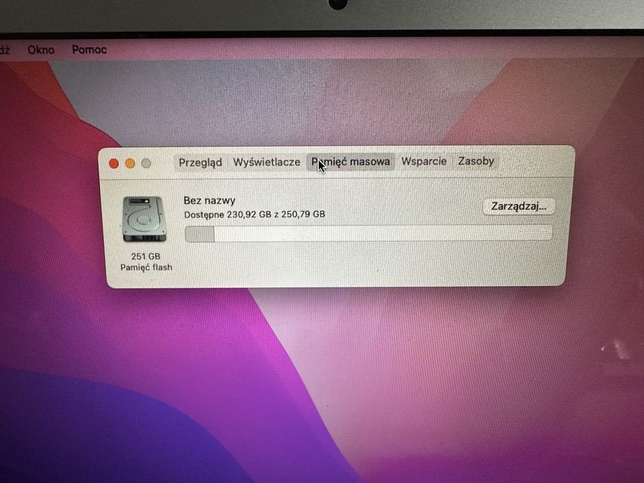 Mac book air 11   2015r
