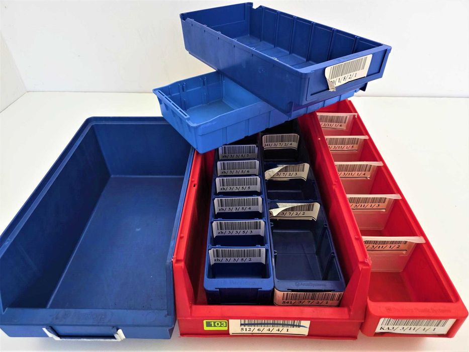 Pojemnik Plastikowy Kuweta Skrzynka Kosz Box Magazyn Warsztat Garaż