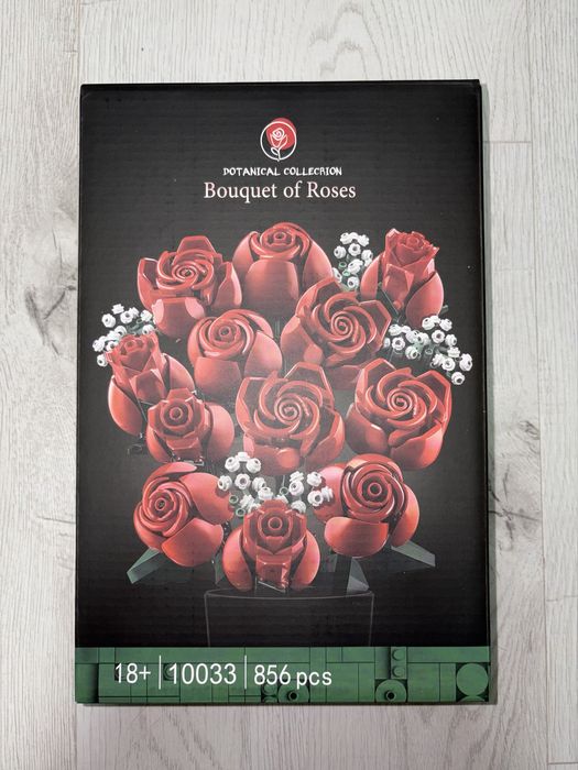 3D Конструктор букет троянд 856 деталей сумісний з лего