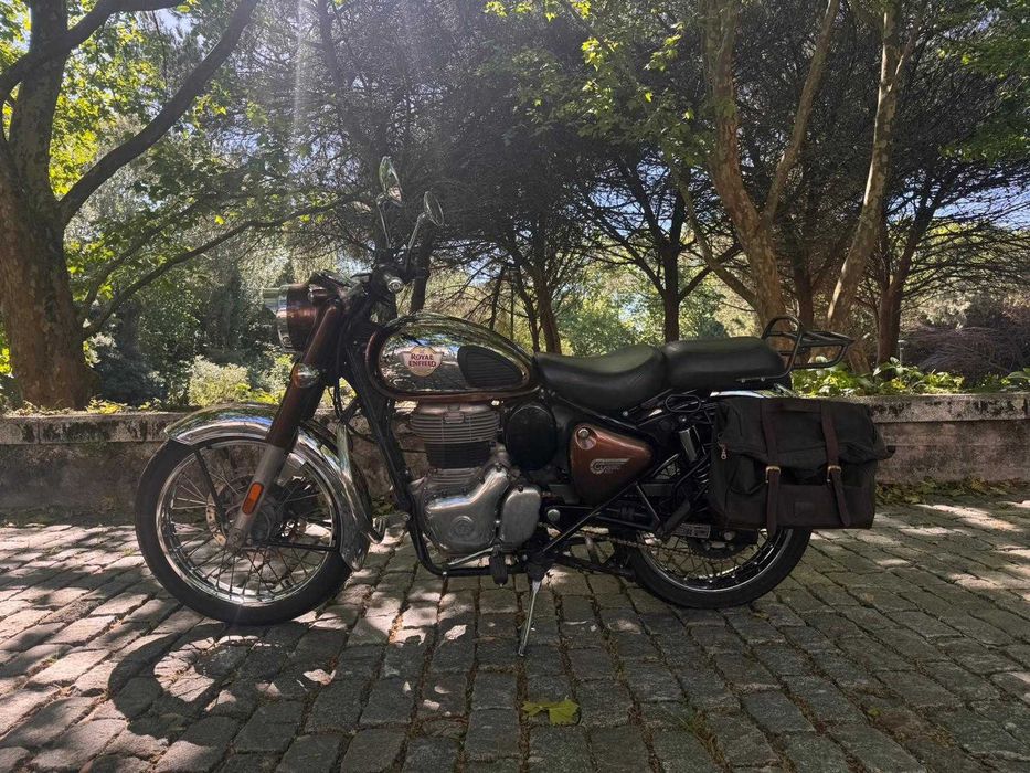 Royal Enfield Classic 350 reborn chrome bronze