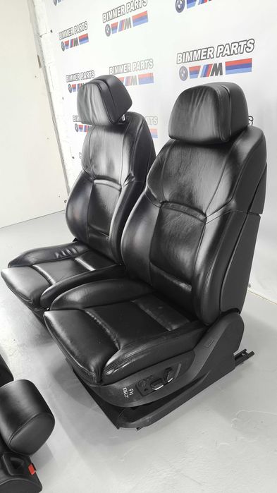 Bancos BMW Serie 5 (F11) Pack M (Couro Preto)  100% Elétricos
