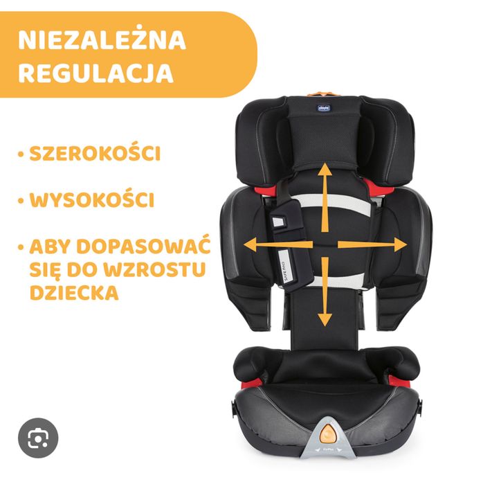 Fotelik samochodowy Oasys 2-3 FixPlus Evo 15-36kg Chicco