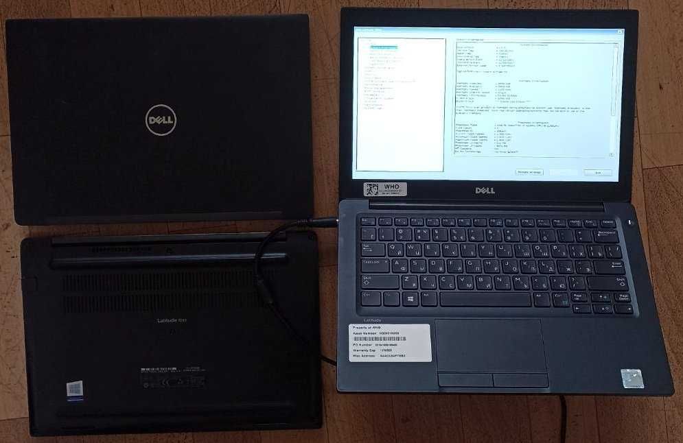 Dell Latitude 7280 по частям (разборка)