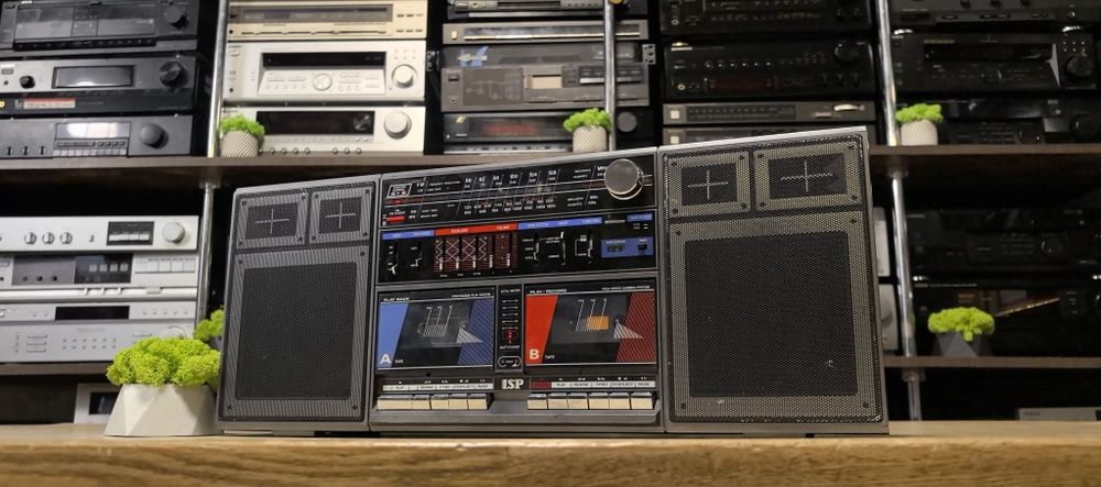 Магнітофон ISP Stereo Radio Double Cassette Recorder