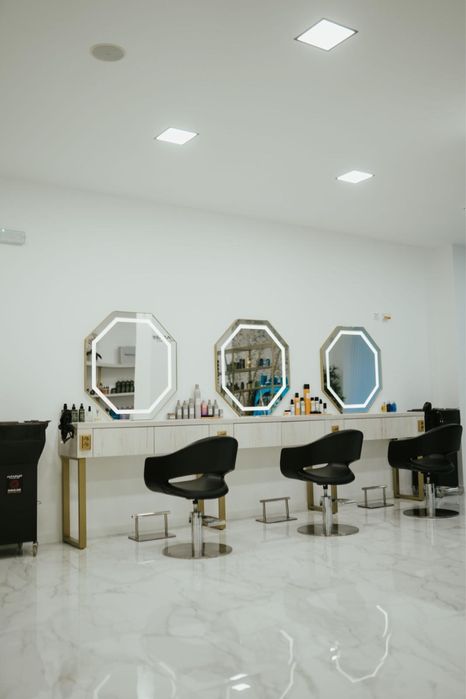 Bancadas trabalho cabeleireiros