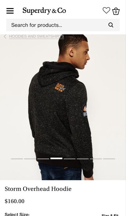 Superdry mountain худі толстовка