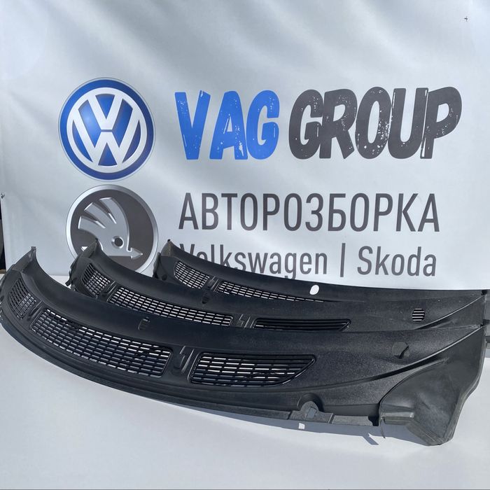 Жабо/водостік лобового скла Skoda Fabia 2 ,Вітрова панель Шкода Фабія