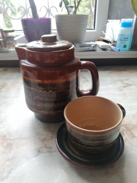 Кофейник/чайник с чашкой