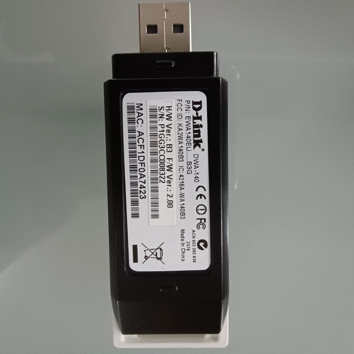 Adaptador de Rede Wireless D-Link N150 DWA-125 - USB