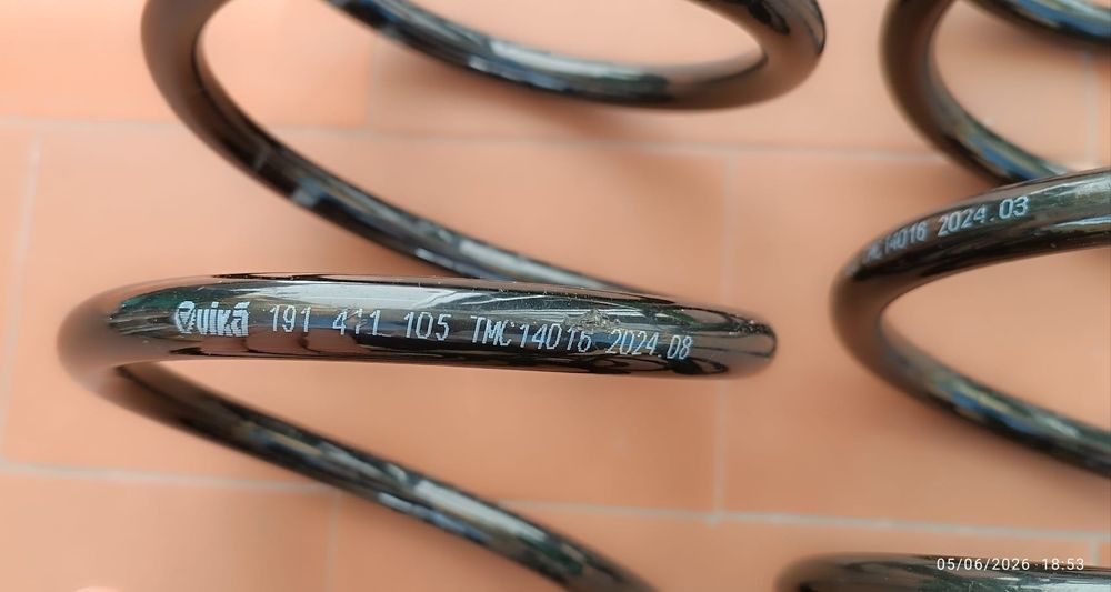 Molas de suspensão VW Golf 2 MK2 II