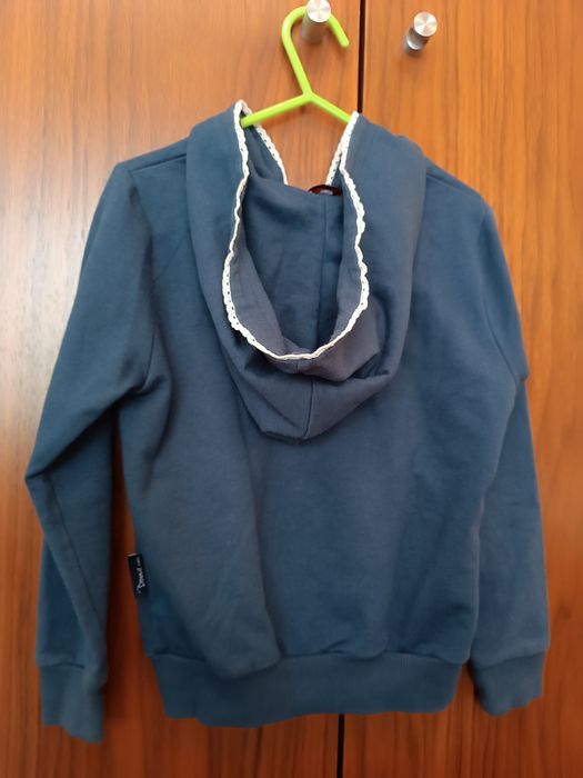 Casaco com capuz para menina