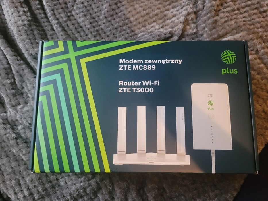 Modem ZTE MC889 + router Wi-Fi ZTE T3000