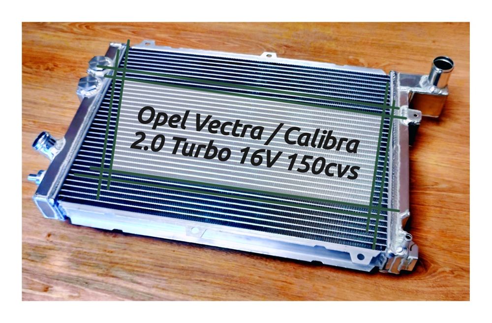 Radiador Opel Vectra e Calibra 2.0 Turbo 16V 150cvs Alumínio