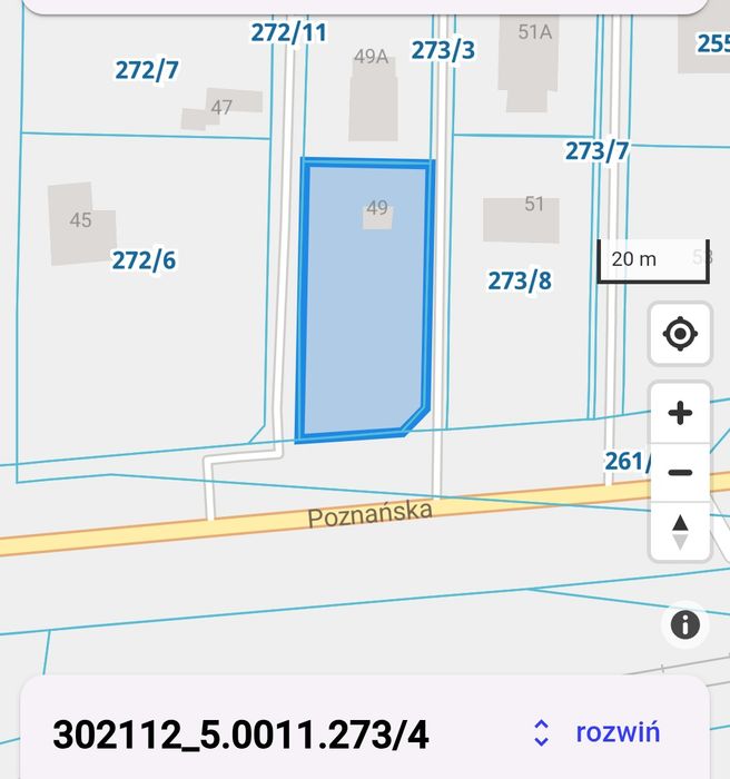 Działka budowlana na sprzedaż bezpośrednio pełne uzbrojenie Jerzykowo - Więcej