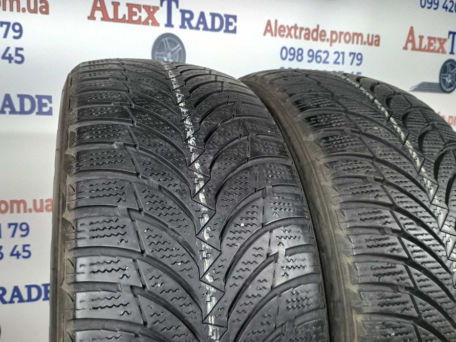 2 шт. 215/55 R16 Nexen WinGuard Snow G WH2 зимові шини б/у, протектор 6 мм