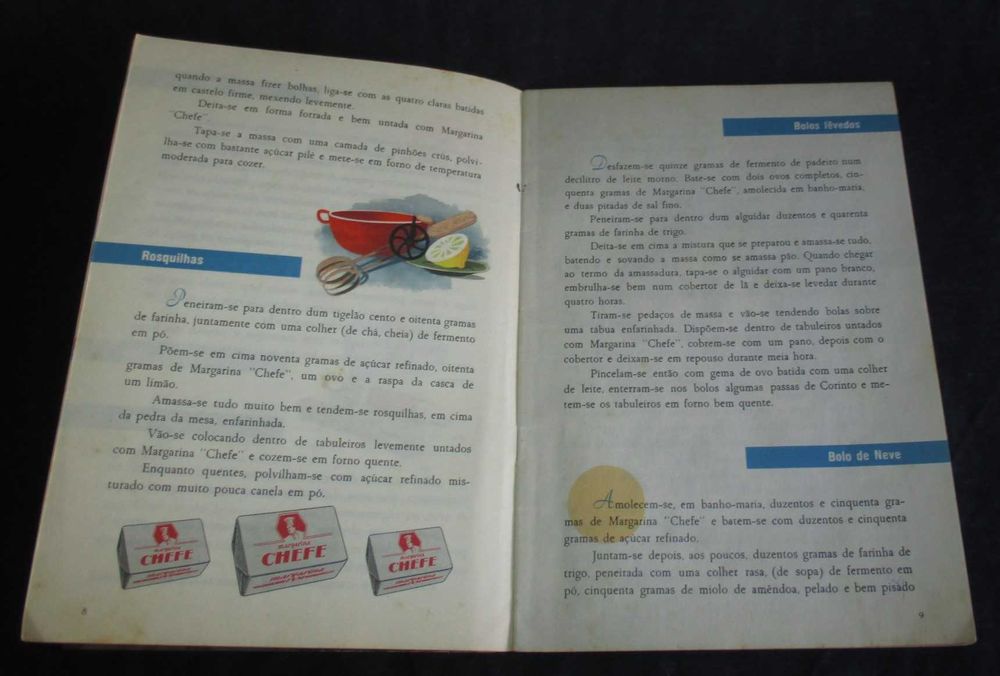 Livros Receitas Margarina do Chefe