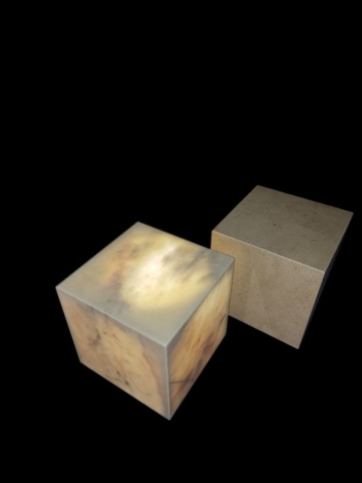 Cubo design em mármore