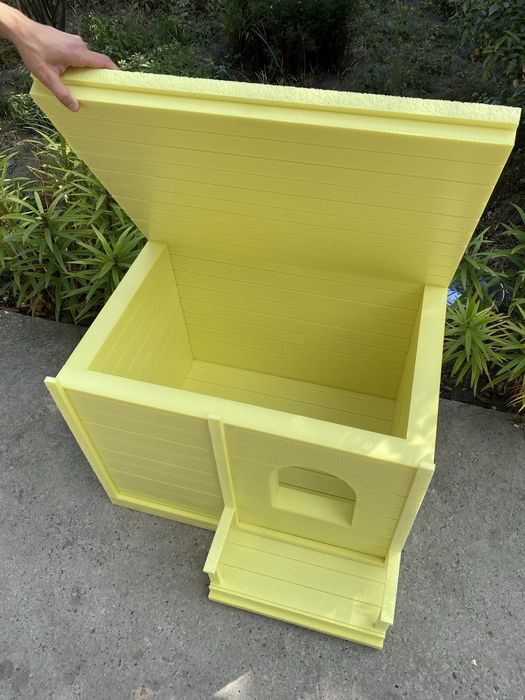 Тепла будка. Вуличний будинок для котів. Будка для собаки