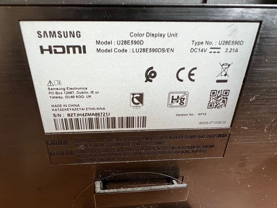 Monitor samsung HDMI